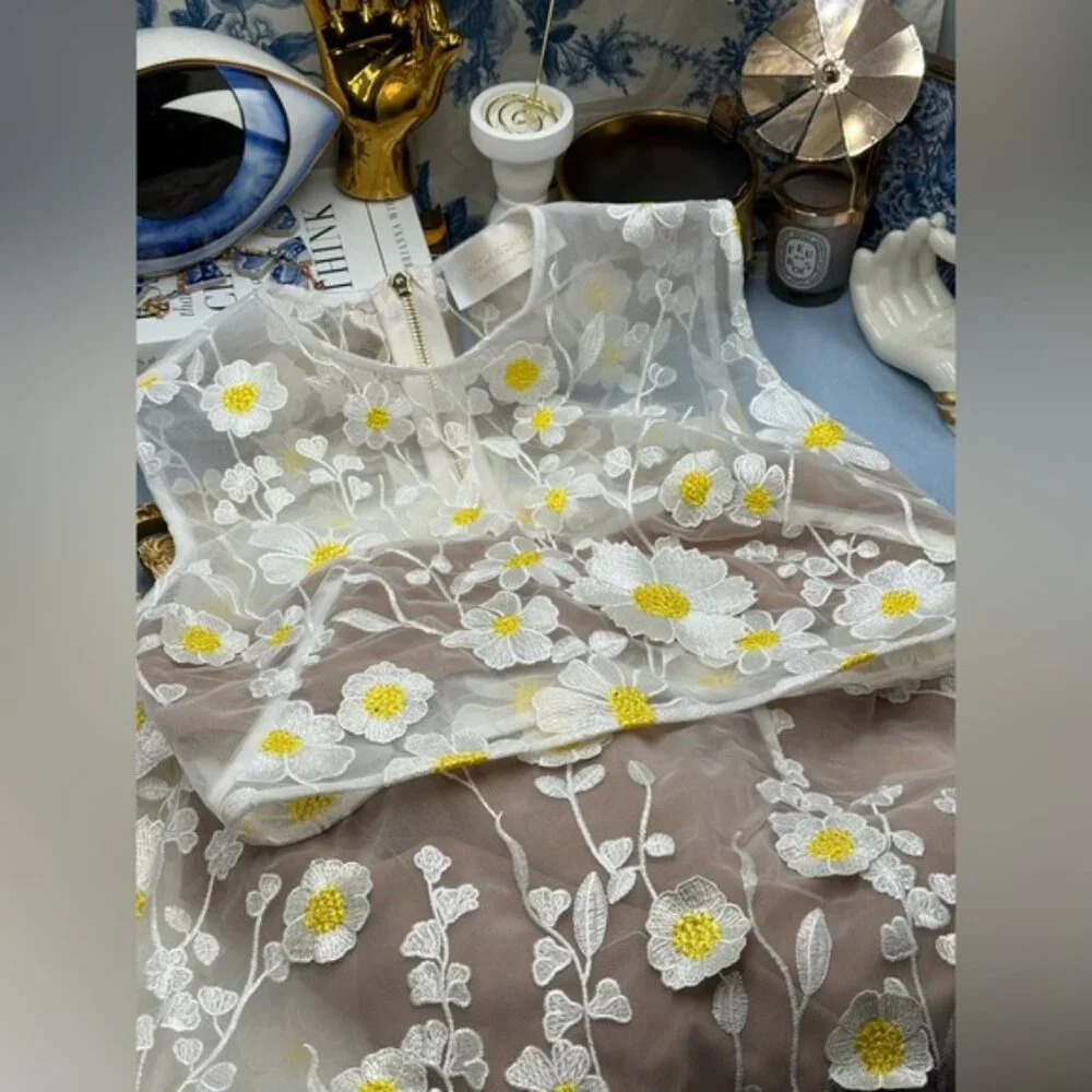 🆕 BRONX & BANCO 🧿 NWOT Jasmine White Multi Two Piece Set, Sz S / US 4 - Picture 13 of 16